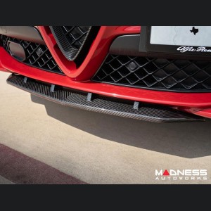  Alfa Romeo Stelvio Front Splitter - Carbon Fiber - Quadrifoglio